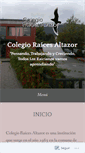 Mobile Screenshot of colegioraicesaltazor.cl